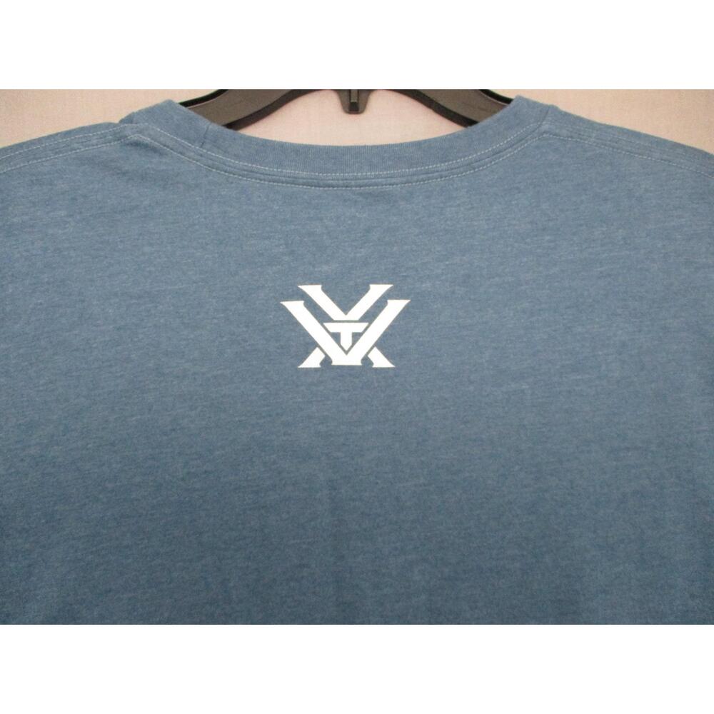Vortex‎ Blue Graphic Crew Neck Short Sleeve T-Shirt Mens Size 2XL 7oz - Picture 7 of 8